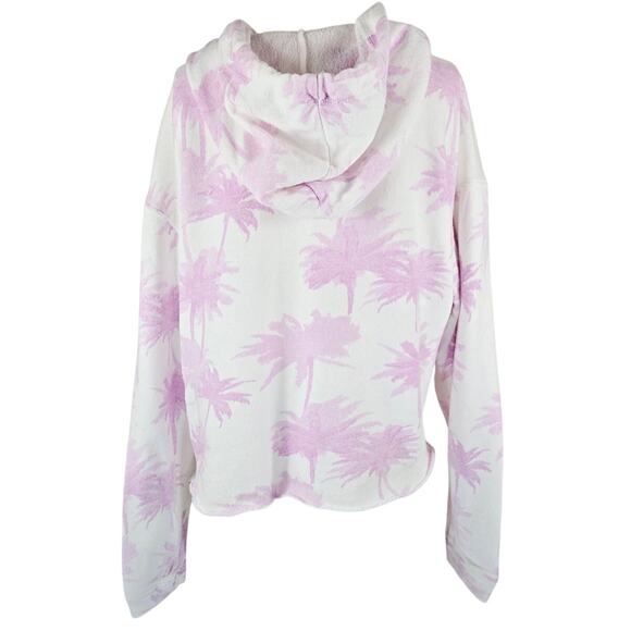 Southern Spirit Hawiian Palm Tree Novelty Print Athleisure Sweatshirt Women's L - Picture 3 of 5